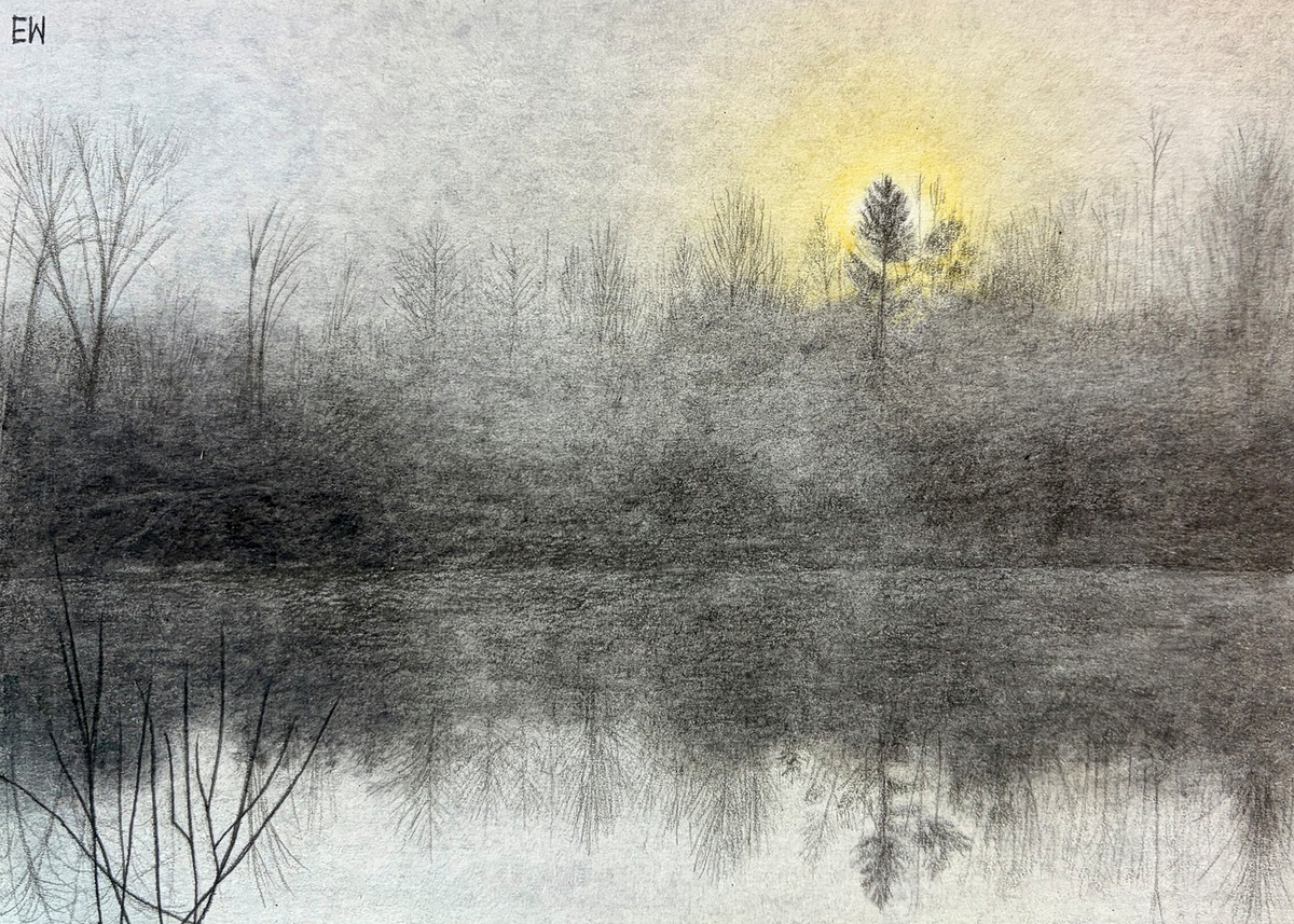 November Lake Sunrise