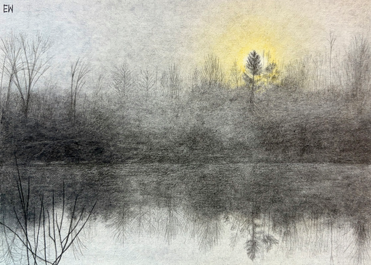 November Lake Sunrise